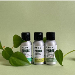 Paos poudre de douche certifié Bio - verveine citron