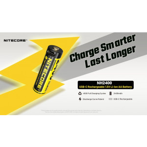 Nitecore Pack 4x Batteries NH2400