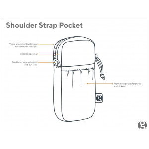 Gossamer Shoulder Strap Pocket