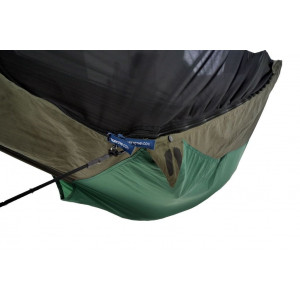 Hamac avec moustiquaire et emplacement matelasTicket To The Moon Pro Mat Hammok - Bleu Marine
