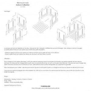 Fabogliss Réchaud à Bois