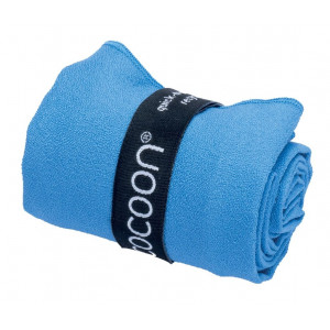 S-Serviette de voyage compacte et légère Cocoon Microfiber Towel Hyperlight - Bleu/Lagoon Blue
