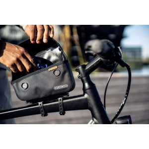 Sacoche de tube bikepacking Ortlieb Toptube-Bag - Noir