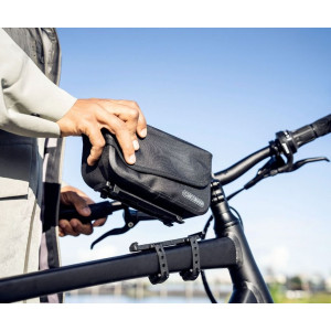 Sacoche de tube bikepacking Ortlieb Toptube-Bag - Noir