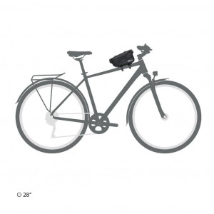 Sacoche de tube bikepacking Ortlieb Toptube-Bag - Noir