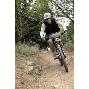 Petite sacoche de bikepacking légère et imperméable Ortlieb Velo-Sling - Sable/Dark Sand