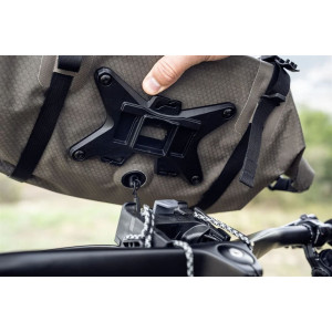 Sacoche de guidon de bikepacking légère et imperméable Ortlieb Handlebar-Pack Flex - 15 L - Sable
