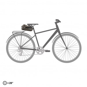 Sacoche de selle bikepacking léger et imperméable Ortlieb Saddle-Bag - 4,1 L - Sable/Dark Sand