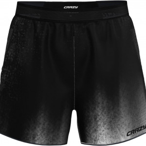 Short de trail ultraléger et respirant Crazy Short Storm Man - Noir/Blanc