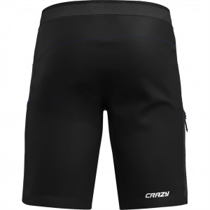 Short de randonnée léger et repisrant Crazy Short Traverse Man - Black