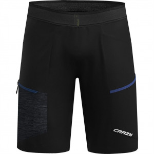 Short de randonnée léger et repisrant Crazy Short Traverse Man - Black