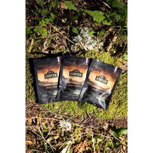 Snacks de viandes séchées hyper protéinés Kanyon Jerky Poulet Thaï 