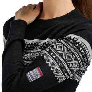 Sous vêtement thermique en laine mérinos Aclima Marius Crew Neck Woman -  Ravnas