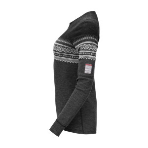 Sous vêtement thermique en laine mérinos Aclima Marius Crew Neck Woman -  Norefjell