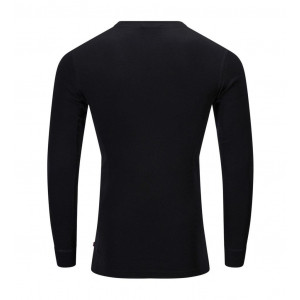 Sous-vêtement chaud en Laine mérinos Aclima WarmWool Crew Neck-Black