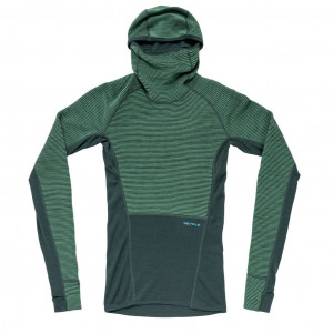Sous-vêtement en laine mérinos manches longues Devold Tuvegga Merino Hoodie Woman - Vert/Woods