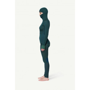 Sous-vêtement en laine mérinos manches longues Devold Tuvegga Merino Hoodie Woman - Vert/Woods
