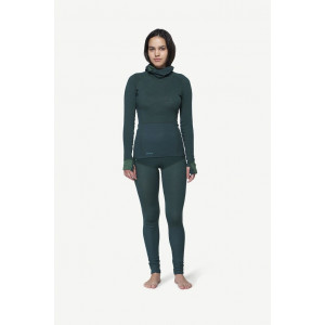 Sous-vêtement en laine mérinos manches longues Devold Tuvegga Merino Hoodie Woman - Vert/Woods