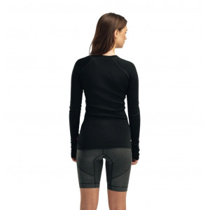Sous-vêtement thermique Aclima WarmWool Crew Neck Woman - Black