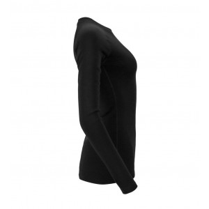 Sous-vêtement thermique Aclima WarmWool Crew Neck Woman - Black