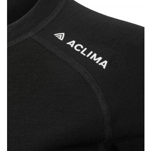 Sous-vêtement thermique Aclima WarmWool Crew Neck Woman - Black