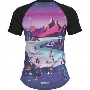 Crazy T-Shirt Alpinstar Woman - I Love Mountain
