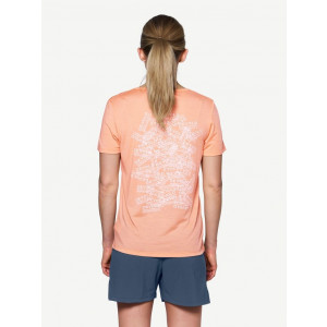 Tee-shirt léger laine mérinos Devold Active Stamp Tee Woman - Sunrise