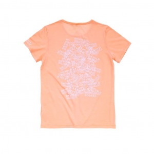 Tee-shirt léger laine mérinos Devold Active Stamp Tee Woman - Sunrise