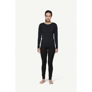 Tee-shirt manches longues fin 100% laine mérinos Devold Breeze Merino 150 Shirt Woman - Noir/Black