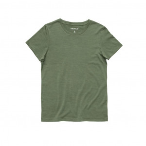 Tee-shirt léger manches courtes 100 % laine mérinos Devold Classic Tee Woman - Forêt/Forest