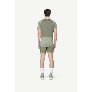 Tee-shirt léger manches courtes Devold Endurance Merino 130 T-Shirt Man - Vert Olive/Fog