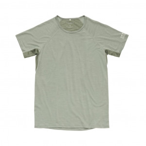 Tee-shirt léger manches courtes Devold Endurance Merino 130 T-Shirt Man - Vert Olive/Fog