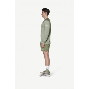 Tee-shirt très léger manches longues Devold Endurance Merino 130 Shirt Man - Vert Olive/Fog