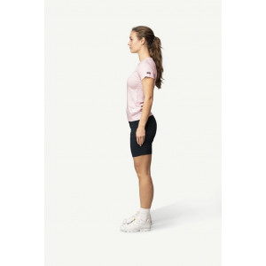 Tee-shirt manches courtes 100% laine mérinos Devold Breeze Merino 150 T-Shirt Woman - Rose/Chalk Pink