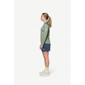 Tee-shirt très léger manches longues Devold Endurance Merino 130 Shirt Woman - Vert Olive/Fog
