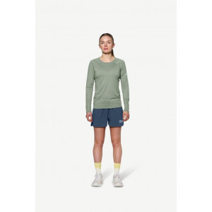 Tee-shirt très léger manches longues Devold Endurance Merino 130 Shirt Woman - Vert Olive/Fog