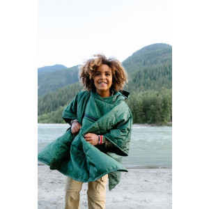 Poncho et couverture de camping Thermarest Honcho Poncho Kids-Vert