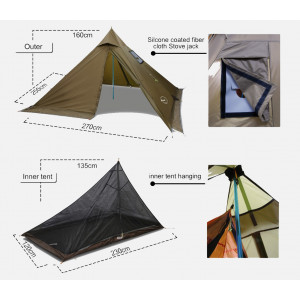 Luxe Outdoor Mini Peak XL Pro Mesh
