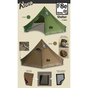 Tipi Luxe Outdoor Winter Shelter F8e