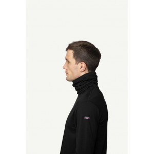 Tour de cou fin et chaud en laine mérinos Devold Breeze Merino 150 Headover - Noir