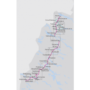 Carte & Guide Kungsleden n°1 : Abisko – Kebnekaise