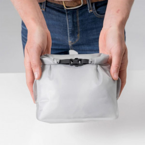 Trousse de toilette ultralégère et imperméable Matador FlatPak Waterproof Toiletry Case - Gris clair/White
