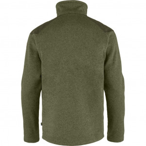 Veste polaire de randonnée chaude Fjällräven Buck Fleece Man - Forest Green/Laurel Green-Deep Forest