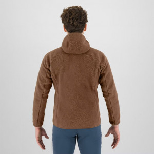 Karpos Moiazza Retrò Hoodie Fleece Marron/Brown (Nuthatch/Midnight)