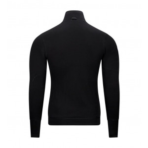 Veste zippée en laine mérinos Aclima DoubleWool Jacket Man - Jet Black/Marengo