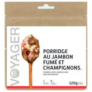 Porridge au jambon fumé et champignons - Voyager