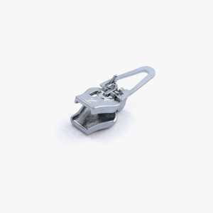 Curseur de remplacement Zlideon Metal & Plastic Zipper - Argent/Silver