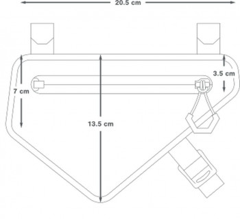 Dimensions Apidura Racing Frame Pack - 1 L
