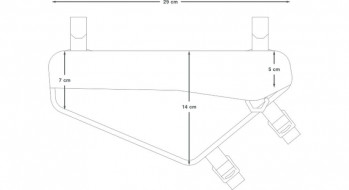 Dimensions Apidura Racing Frame Pack - 2,4 L