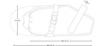 Dimensions  Apidura Racing Saddle Pack3 L